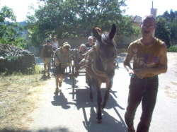 Vakantieboerderij in Portugal wandelen met de ezels